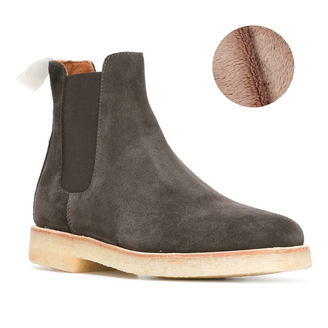Luxury Cow Leather Pointed Toe Men's Boots