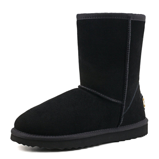 Boots for Men - Snow Boots for Men Waterproof Mens Winter Short Boot