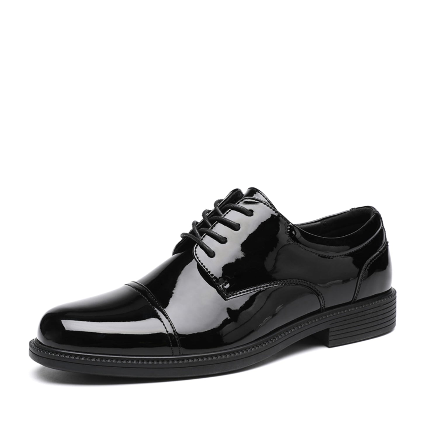 Mens Classic Formal Oxford Lace-up Patent Leather
