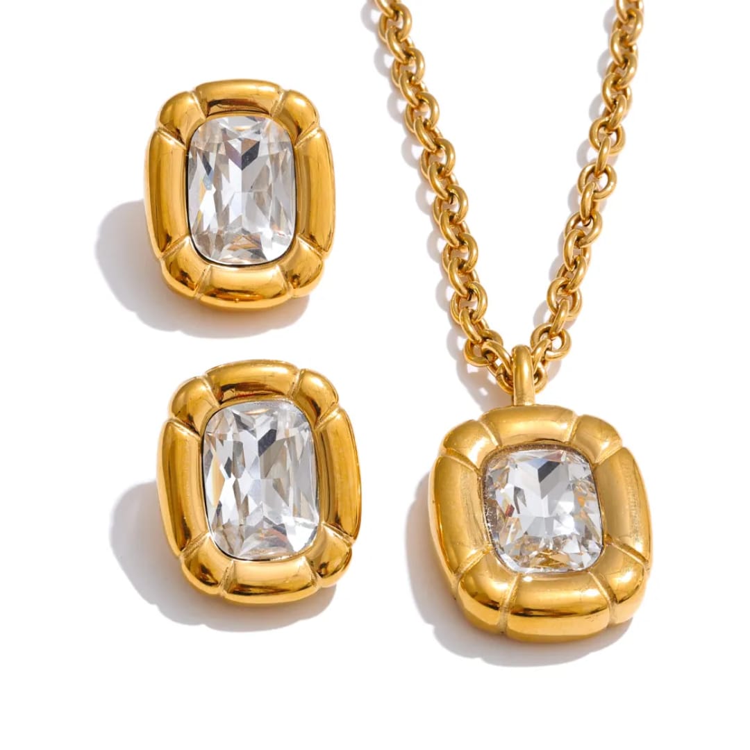 Women’s Luxury Chain & Earrings Set