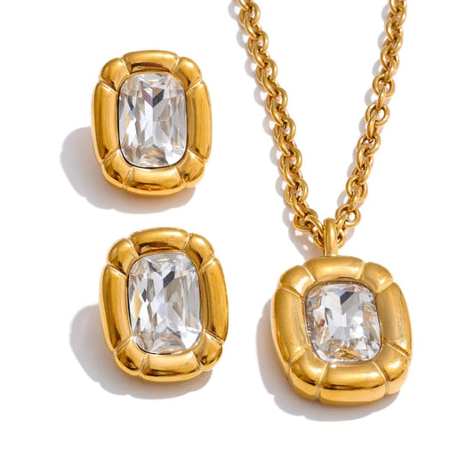 Women’s Luxury Chain & Earrings Set