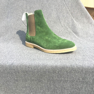 Luxury Cow Leather Pointed Toe Men's Boots