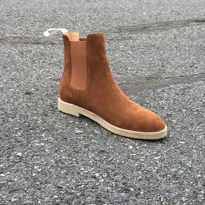 Luxury Cow Leather Pointed Toe Men's Boots