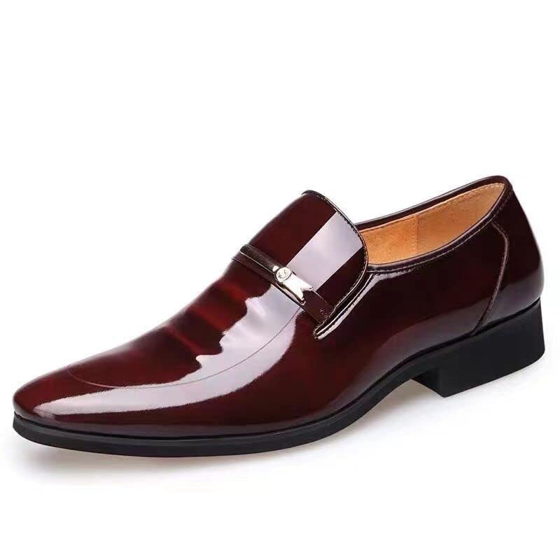 Mens Patent Tuxedo Dress Shoes Formal Classic Business Shoe