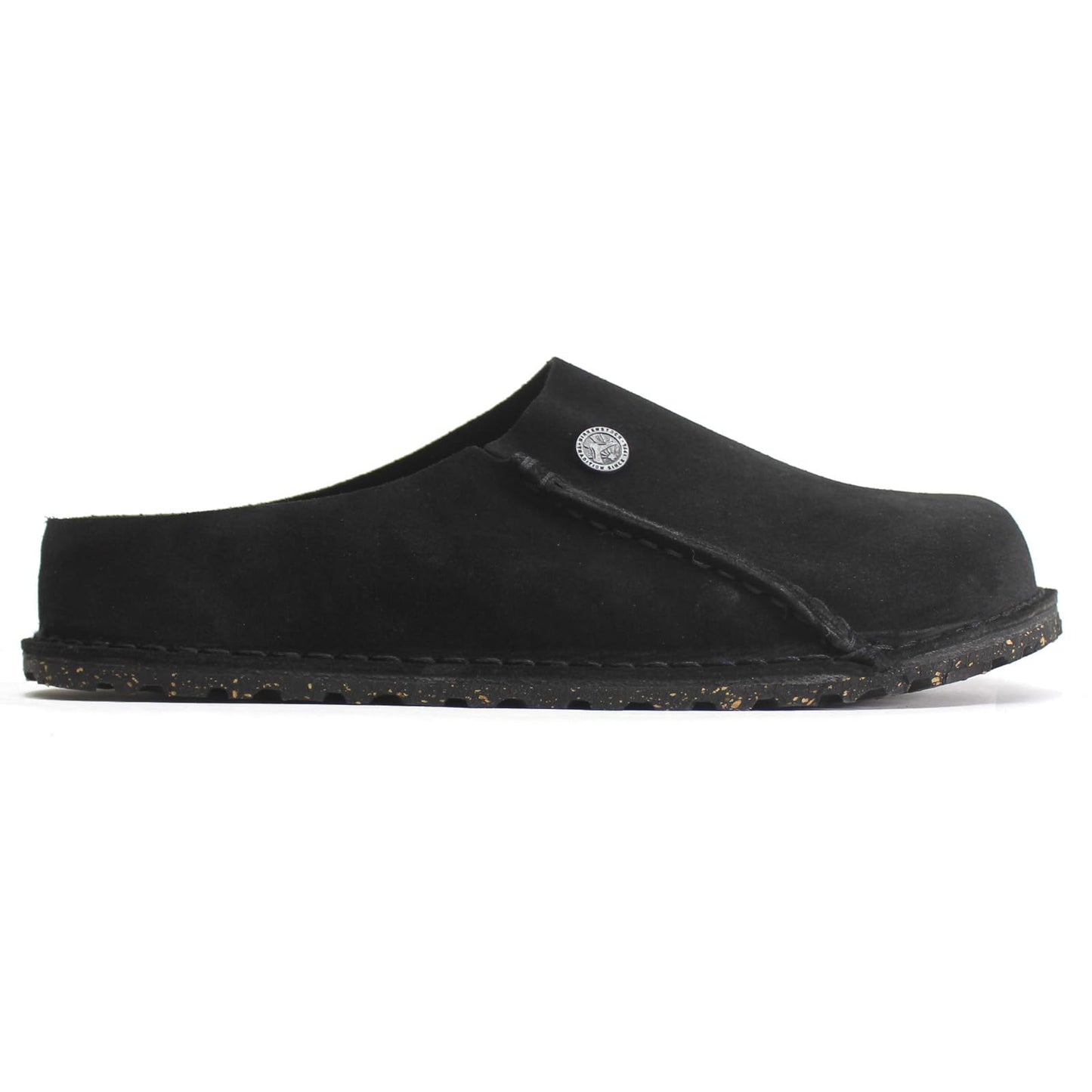 Unisex Zermatt Premium Suede Leather Black Sandals